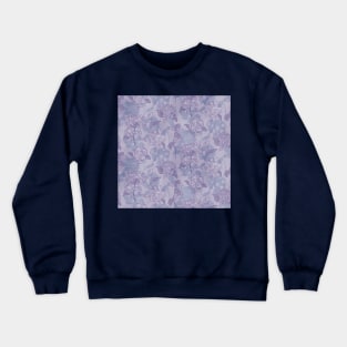 Purple Spring Hydrangea Crewneck Sweatshirt